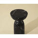 Goya 20 X 13.5 inch Marble Look / Black Outdoor End Table